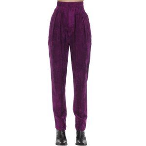 Isabel Marant Fany Viscose Velvet Trousers Sz 6